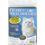 Tyrol - hygine chat tyrol filtres anti - odeurs universels 15 x 20 cm