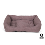 Vadigran - vadigran panier carr pour chien adelle brun - 60 x 70 x 18 cm
