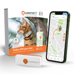 Weenect - s�curit� chat - weenect gps blanc xs 60 x 23 x 12 mm