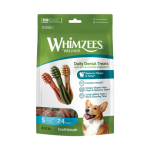 Wellpet - friandises chien - whimzees toothbrush s - 24 friandises