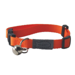 Wouapy - collier pour chat orange en nylon basic line wouapy taille unique