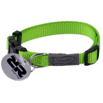 Wouapy - collier pour chat vert en nylon basic line wouapy taille unique
