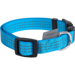 Wouapy - collier chien - wouapy collier nylon protect bleu - 42 / 70 x 2, 5 cm