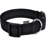 Wouapy - collier chien - wouapy collier nylon protect noir - 32 / 52 x 2 cm