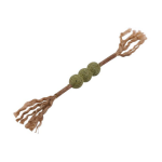 Wouapy - jouet chat - wouapy bton 3 boules  plumes avec matatabi et herbe  chat beige - 12 x 2, 2 ...