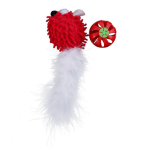 Wouapy - jouet chat wouapy souris de no�l � poils avec balle