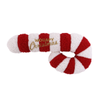 Wouapy - wouapy jouet chien peluche no�l sucre d'orge papier froiss� rouge et blanc - 40 cm