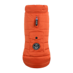 Wouapy - textile chien - wouapy doudoune juice orange - taille m