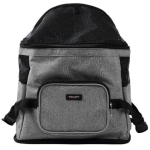 Wouapy - transport chien wouapy sac de transport ventral gris 31 x 22 x 25 cm