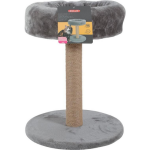Zolux - arbre  chat multifonction gris en contreplaqu et chanvre  35x h 45 cm