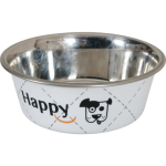 Zolux - �cuelle chien et chat - happy zolux en inox blanc 14 cm 0, 4 l