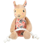 Zolux - jouet chien - zolux peluche chiquitos lama + corde beige - 19 x 18 x 12 cm