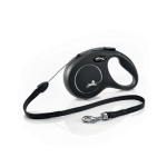 Zolux - laisse chien zolux flexi new classic cordon noir 8 m