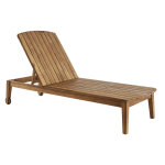 Miliboo bain de soleil en bois massif canopee