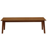 Miliboo banc de jardin bois massif l145 cm canopee