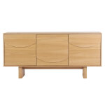 Miliboo buffet en bois clair ch�ne l160 cm seigo