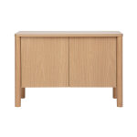 Miliboo buffet finition bois clair ch�ne 2 portes l110 cm izzie
