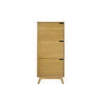 Miliboo buffet haut scandinave bois clair hva l60 cm leena