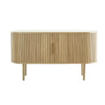 Miliboo buffet vintage en bois clair chne 2 portes coulissantes l138 cm epic