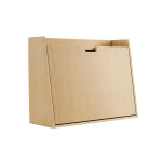 Miliboo bureau mural avec rangements scandinave bois clair chne l78 cm gabin