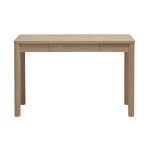 Miliboo bureau avec tiroir finition bois clair ch�ne l120 cm izzie