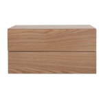 Miliboo caisson de rangement 2 tiroirs bois clair fr�ne max