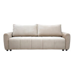 Miliboo canap� convertible 3 places en tissu chenille beige foldy