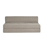 Miliboo chauffeuse 2 places convertible en tissu taupe katy Miliboo chauffeuse 2 places convertible en tissu taupe katy