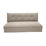 Miliboo chauffeuse 2 places convertible en tissu taupe sally