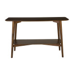 Miliboo console en bois fonc� l120 cm cendy