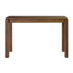 Miliboo console en bois fonc� noyer l120 cm raya