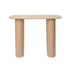 Miliboo console design en bois clair l100 cm foleen