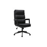 Miliboo fauteuil de bureau � roulettes noir sael