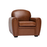 Miliboo fauteuil vintage cuir marron club Miliboo fauteuil vintage cuir marron club