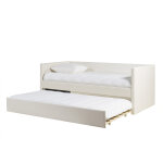 Miliboo lit gigogne blanc 90x190 cm elie