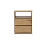 Miliboo meuble de rangement avec tiroirs finition bois clair ch�ne l50 cm seville