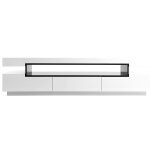 Miliboo meuble tv design blanc laqu� brillant l200 cm livo