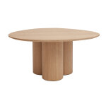 Miliboo table basse design bois clair l78 cm hollen