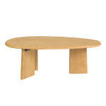 Miliboo table basse design en bois manguier massif l100 cm wonka