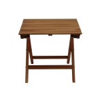 Miliboo table basse de jardin pliante en bois massif l40 cm itza
