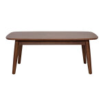 Miliboo table basse rectangulaire bois fonc� noyer l100 cm nordeco