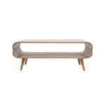 Miliboo table basse rectangulaire scandinave bois clair l118 cm takla