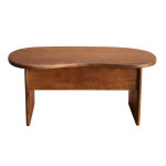 Miliboo table basse relevable design haricot avec rangement en bois manguier massif teint� l95 cm kokoa ...