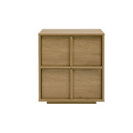 Miliboo table de chevet 2 tiroirs finition bois clair ch�ne lothaire