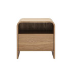Miliboo table de chevet avec tiroir en bois clair fr�ne kylia
