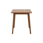 Miliboo table de jardin carr�e en bois massif l70 cm adelie