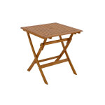 Miliboo table de jardin carr�e pliante en bois massif l70 cm fuego