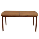 Miliboo table de jardin extensible rectangulaire en bois massif l160 - 210 cm canopee