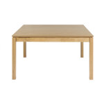Miliboo table � manger carr�e bois clair l140 cm sylva