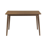 Miliboo table � manger rectangulaire bois fonc� noyer l120 cm elion